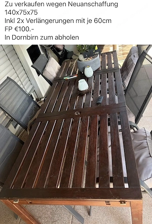 Gartentisch 