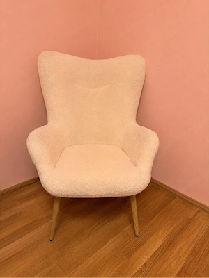 Sessel in Bouclé Bild 2