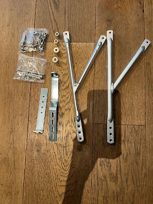 Frontgepäckträger, -Korb, Metall, mit Gepäcknetz, für 20 Zoll Fahrräder Bild 6