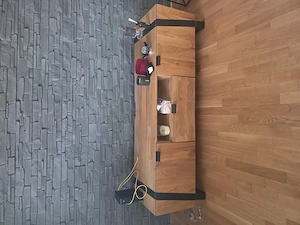 TV Komode Mass. Holz