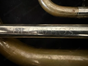 Schagerl Wunderhorn B-Basstrompete - Raw Brass   unlackiert Bild 2