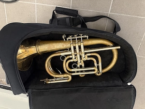Schagerl Wunderhorn B-Basstrompete - Raw Brass   unlackiert Bild 5
