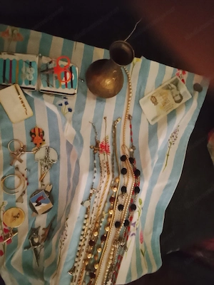 Modeschmuck und Münzen  Retro sammlung Bild 3