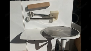 Vintage Brotschneidemaschine Jupiter Allesschneider mit Handkurbel 
