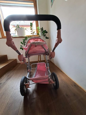 Puppenwagen in Pink für Kinder Bild 5