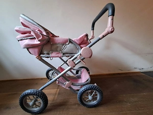 Puppenwagen in Pink für Kinder