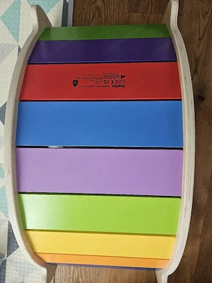 Wippe aus Holz für Kleinkinder Bild 2