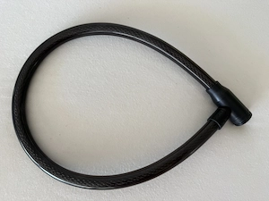 Neues robustes Fahrradschloss mit 2 Schlüsseln 80cm lang Stahlkern hat 2 cm Durchmesser  Bild 2