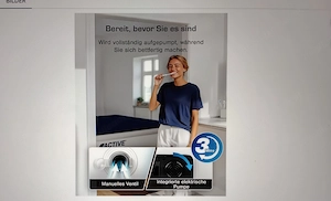 Luftbett Doppel, selbstaufblasend Bild 5