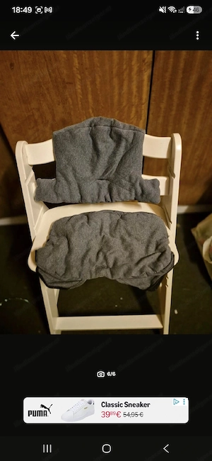 Hauck Alpha+ Hochstuhl   Komplettset mit Essbrett & Baby-Liegeeinsatz Bild 5