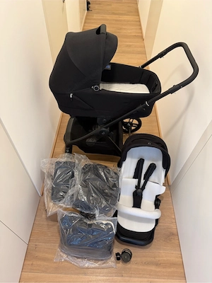 Maxi Cosi Kombikinderwagen Oxford Plus twillic Black inklusive Zubehör Set Bild 4