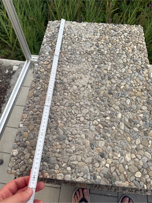 Waschbetonplatten  Bild 2