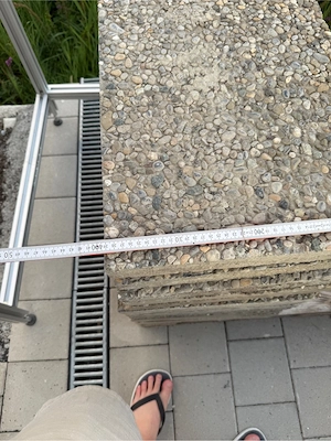 Waschbetonplatten 