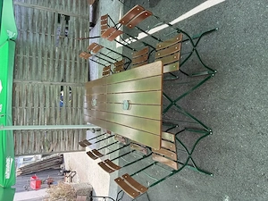 Biertischgarnitur, Klapptisch, Klappstuhl