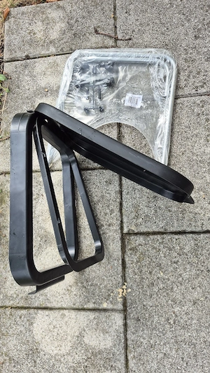 Müllständer für Wandmontage