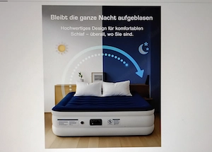 Luftbett Doppel, selbstaufblasend Bild 2