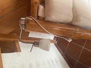 Sessel mit Leselampe zu verschenken Bild 2