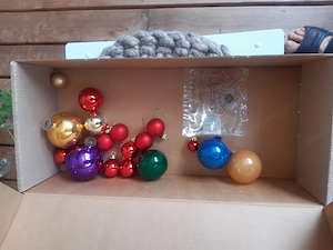 Christbaum Ständer grün und Christbaum Kugeln in verschiedenen Farben 59  VB Bild 5