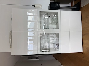 Ikea Besta Vitirne Schrank Weiß Top