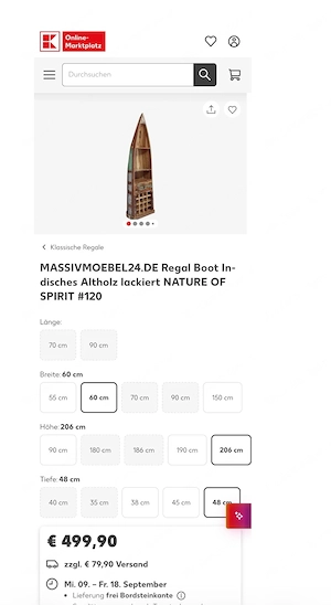 Regal Boot Bild 2