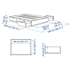 Ikea Nordli Doppelbett 160 x 200 Bild 4