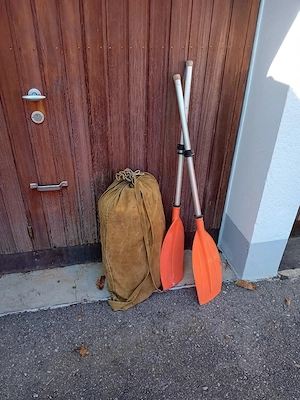 Zweikammernschlauchbot mit Paddeln und Transportsack  Bild 4