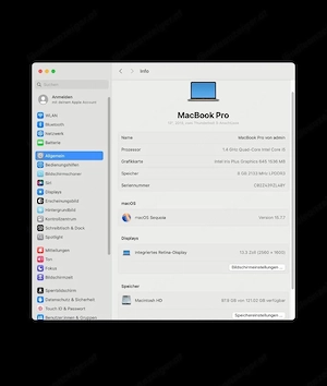 Macbook pro 13 2019 Bild 2