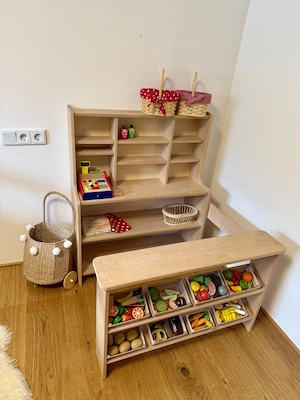 Kinder-Verkaufsladen aus Echtholz  
