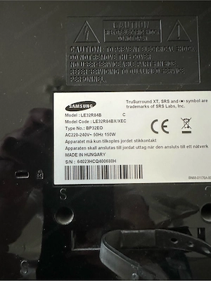 Samsung LE32R84B - 32 Zoll TV mit Fernbedienung Bild 3