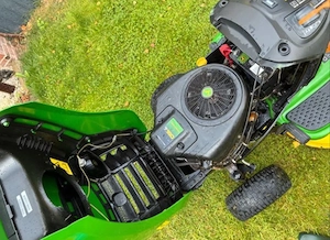 John Deere X135R Rasentraktor Neujahr 2017 Bild 4