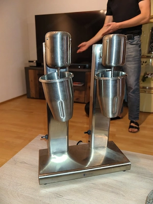 Doppel-Milchshaker Edelstahl Royal Catering - Top Zustand! Bild 2