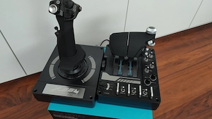 Logitech G X56 H.O.T.A.S. Joystick + Flightstick Gaming VR Flight Controller Bild 2