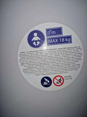 Bebe-jou Babybadewanne inkl. Ständer + Sitz Bild 4