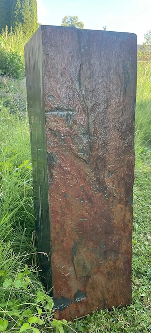 Steinsäule Gartendeko 80cm hoch Bild 5
