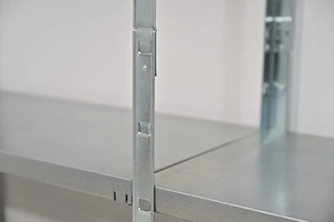 Steckregal 200x300x50cm (HxBxT) | 15 Fachböden | 85kg pro Ebene | Verzinkt Bild 2