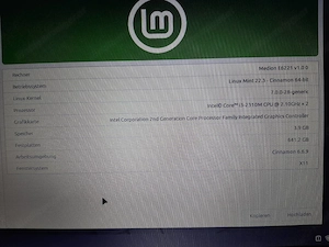 Medion Akoya E6221 Notebook - Linux Mint, i3, 4GB RAM, 640GB HDD Bild 3