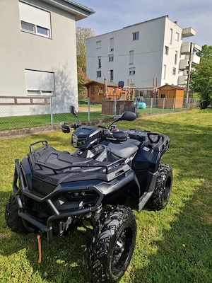 Polaris Sportsman 570 EPS SE 4x4 mit Schneeschild Quad Bild 2