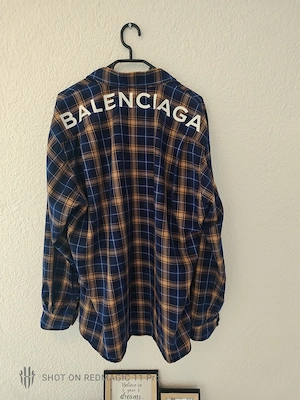 Balenciaga Flanell Hemd 