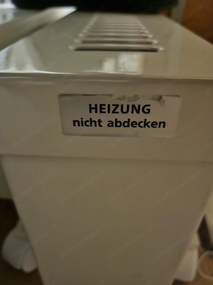 Elektrische Flächenspeicherheizung  mit Rollen 2 Stück, inkl. Eberle Thermostat Bild 3