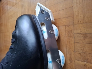 Off Ice Skates Größe 41, Inline Skates für das üben von Kunsteislauf im Sommer, sehr hochwertig! Bild 3