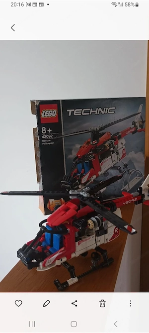 Lego Technic Helicopter Bild 3