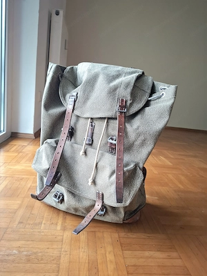 VINTAGE Rucksack, ehem. Militär Rucksack groß Bild 2