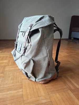 VINTAGE Rucksack, ehem. Militär Rucksack groß Bild 6