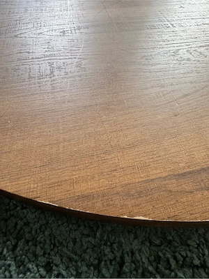 Couchtisch, Wohnzimmertisch, runder Tisch, Ablage Bild 4