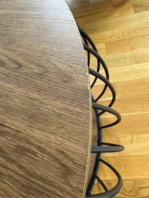 Couchtisch, Wohnzimmertisch, runder Tisch, Ablage Bild 5