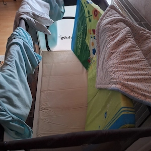 Reisebett und Klemmgitter Bild 4