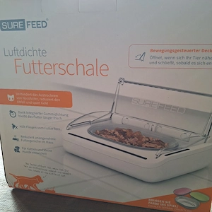 Futterschale und massagegerät