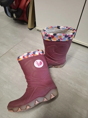 Gummistiefel Gr. 26-27 mit Blinkfunktion