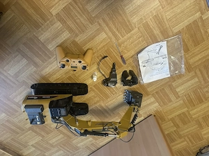 Rc Amewi G704E Vollmetall Bagger 1:14 RTR Gelb Bild 3