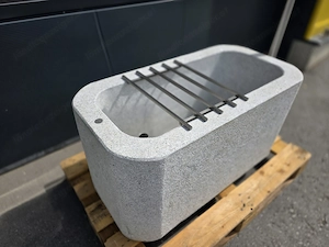 Granitbrunnen   Granittrog "Grander" inkl. V2A Edelstahlarmatur - Unikat Bild 3